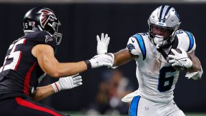 Panthers’ Miles Sanders gives out-of-this-world take on alien life