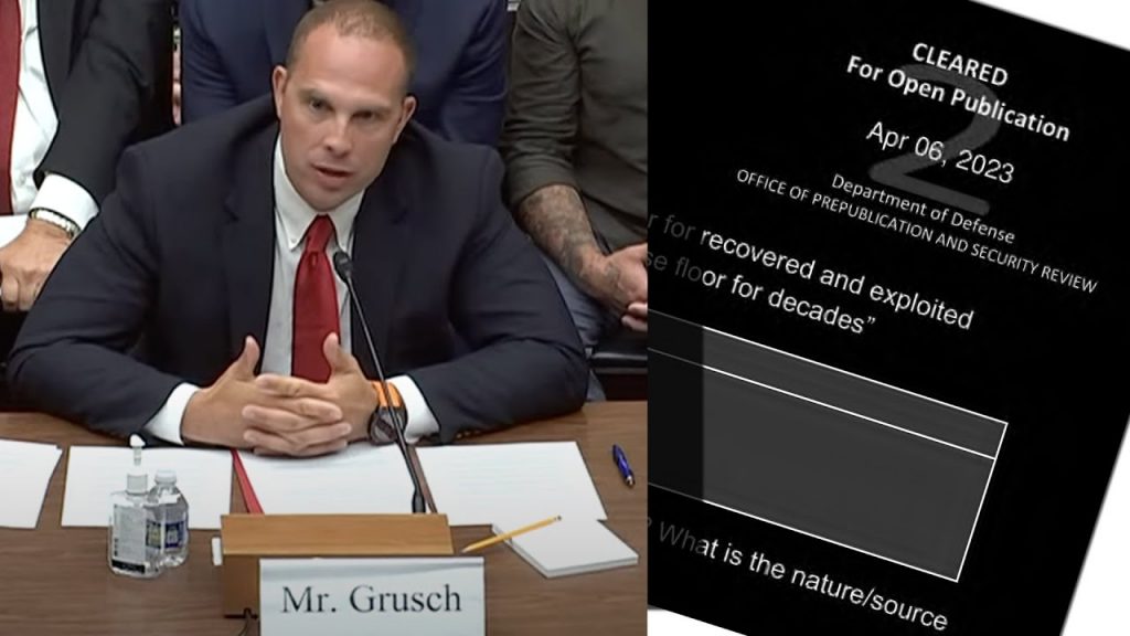 David Grusch and his DoD DOPSR Review Documents