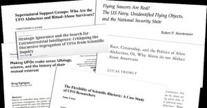 Scientific and scholarly articles about UFOs
