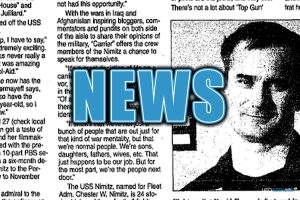 Fighter Pilot David Fravor Appears in 2005 PBS TV Show ‘Carrier’ Following Life on USS Nimitz