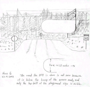 Tic Tac seen at close range in Yukon in 2003