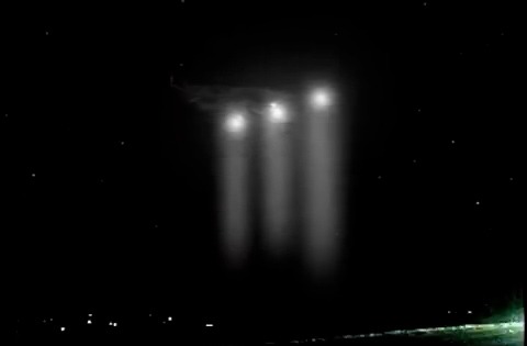 Melvern Noll saw three strange lights in the sky in 2000