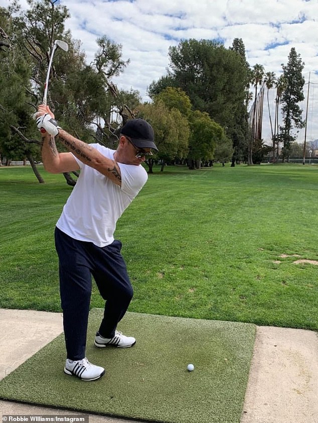 The singer posts images of his healthier lifestyle to his three million followers on his Instagram page