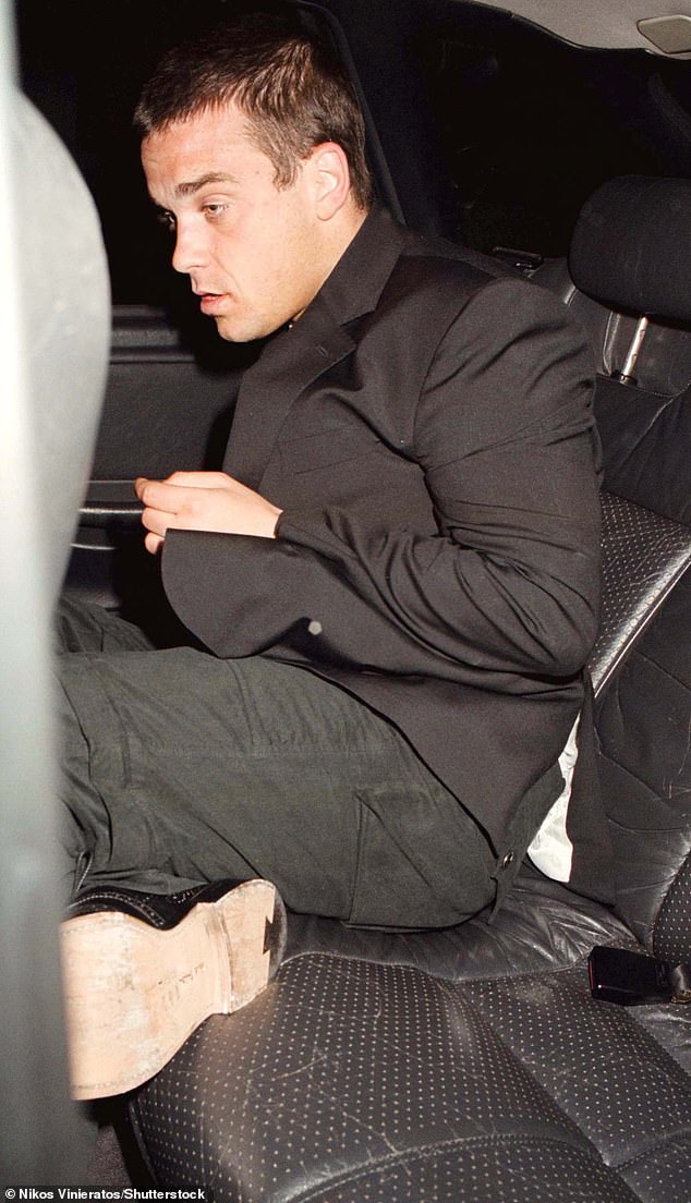 In its stark contrast to his hell-raising days of the late 1990s and early 2000s, when he openly admitted he battled with drugs and alcohol addiction (Pictured in London in 1999)