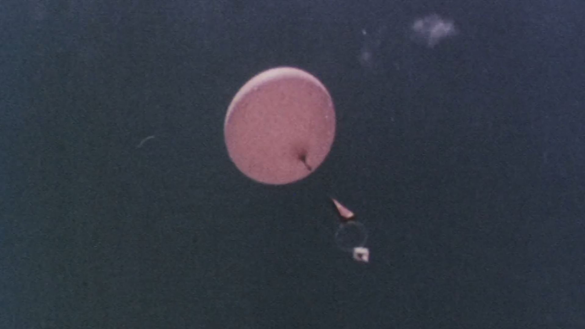 Earlier this year, three 'balloons' from China were shot down over North America (not pictured)