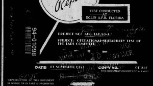 Operational Suitability Test of the LABS Computer – 19 November 1953