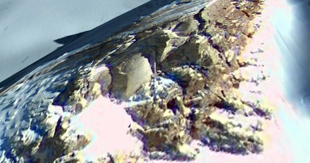 Ruins of an ancient fortress wall found in Antarctica