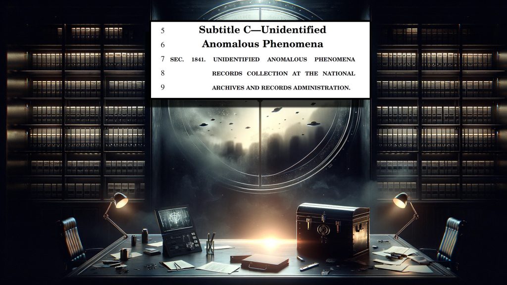 New UAP Language In The Compromised National Defense Authorization Act for Fiscal Year 2024