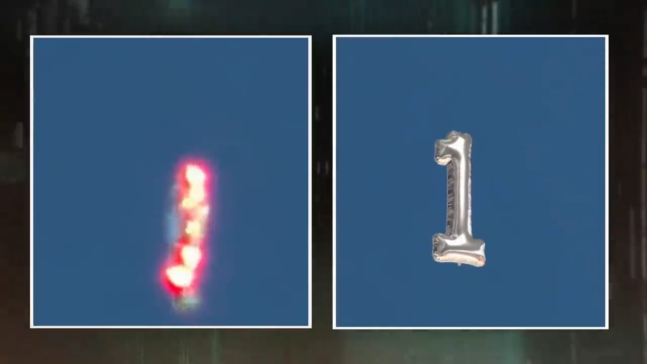 Tim McMillan believes the object resembles a silver mylar balloon and the sun is reflecting off of it