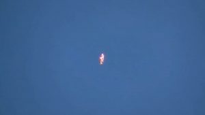 Disturbing video as family spots ‘flaming UFO’ soaring overhead and baffled experts say no way it’s a plane or drone