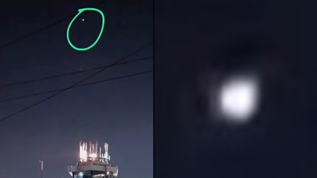 White spherical UFO shut down airport in Manipur India