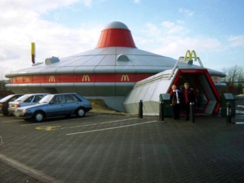 McDonald's fans loved the ultra-modern space style eatery