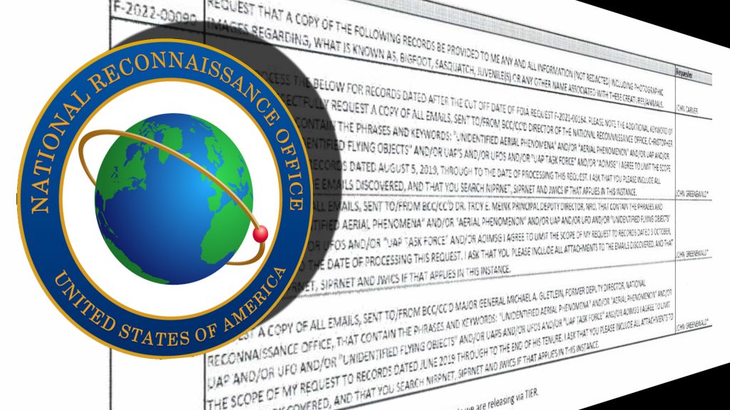 NRO Information Review and Release Group (IRRG) Logs (Monday Weekly Emails)