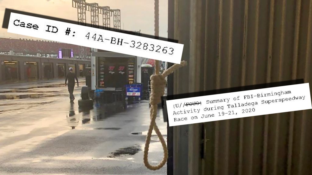 FBI Files on the Talladega Noose Incident Involving Bubba Wallace