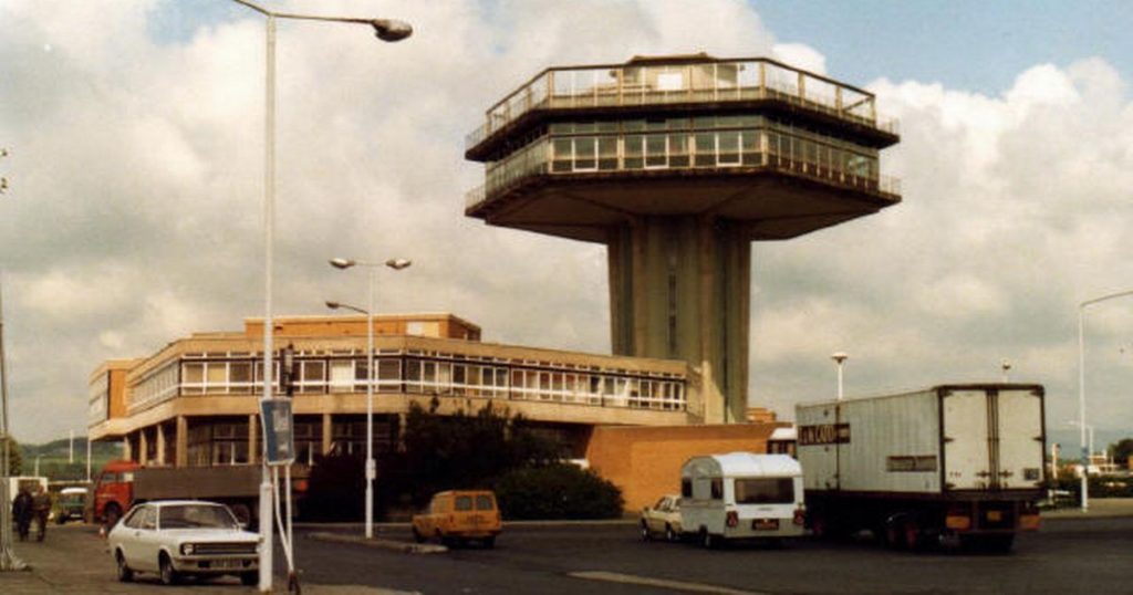 Inside eerie ‘Star Wars’ tower at motorway services that’s now completely abandoned