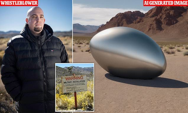 Whistleblower Claims Egg-shaped UFO Concealed in Secret Base (Area 51) During the 1980s