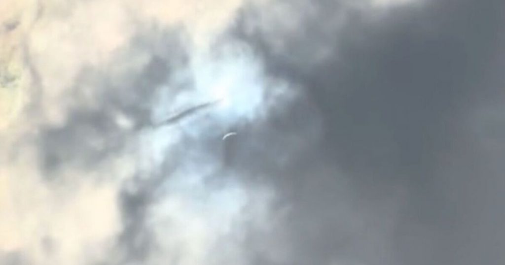 Solar eclipse UFO caught on film surging through sky as locals left terrified | US | News