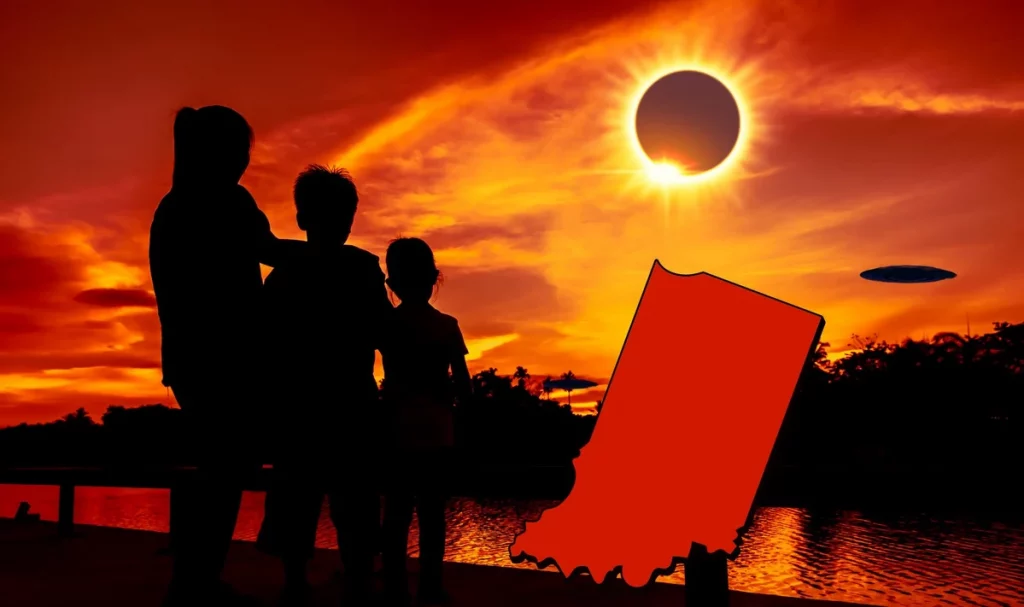 Flying Saucer Spotted In Indiana During Solar Eclipse