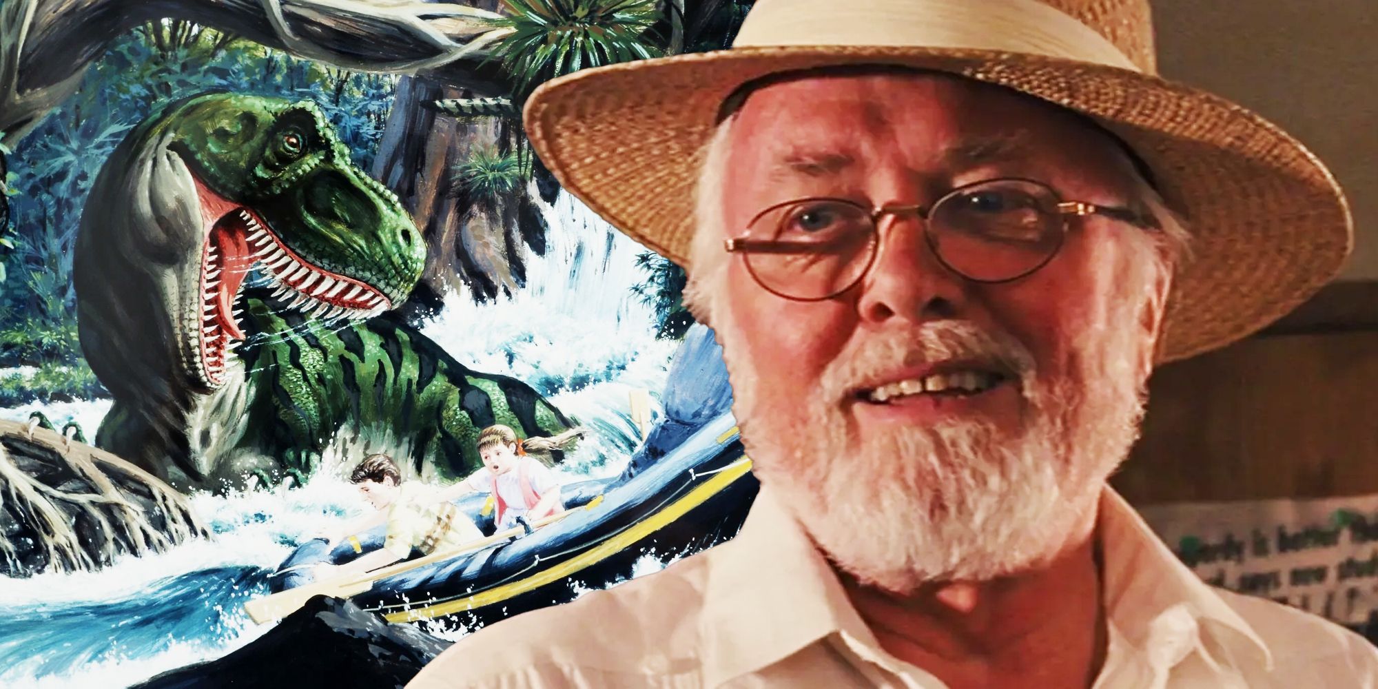 John Hammond and Jurassic Park concept art