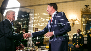 Former FBI Director James Comey Emails With Keyword: Trump