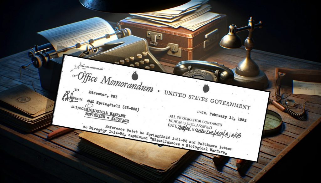 FBI File: Bacteriological Warfare – The Black Vault