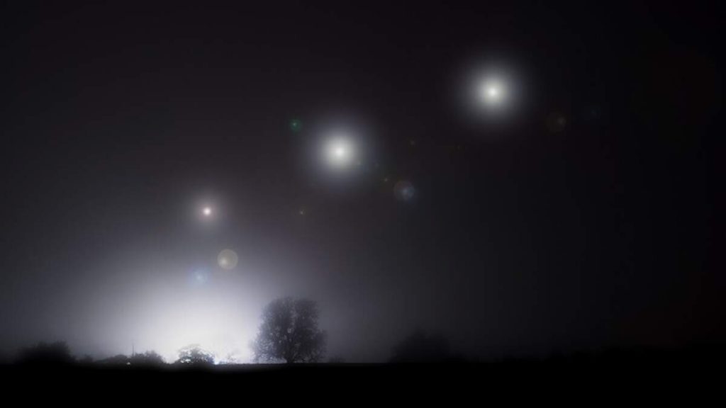 Watch: Curious Cluster of UFOs Spotted Over Canadian City | News Radio 1000 KTOK