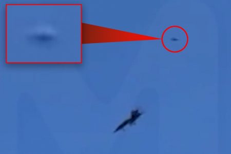 UFO spotted during Blue Angels air show over NY beach