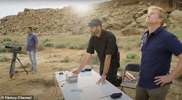 The scientists used all manner of equipment including rockets, cameras and radars