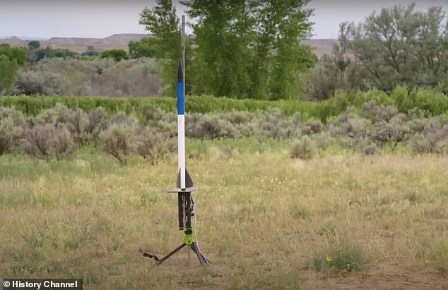 Rockets were fired into the sky in an attempt to detect any objects overhead