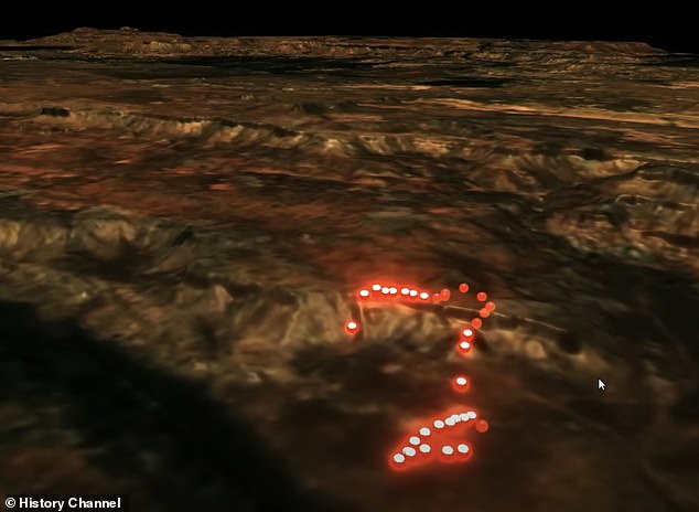 In a curious result, the rocket appeared to head directly into the mesa despite being fired upwards