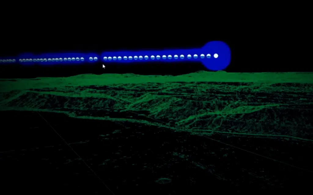 Eerie moment radar detects structure above UFO hotbed during rocket experiment