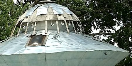 UFO Welcome Center burns to the ground in Bowman