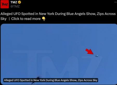 UFO Spotted Over Long Island Skies During Memorial Day Show – La Voce di New York