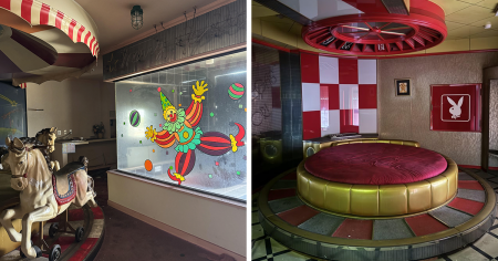 Horse Statues, Clown Tanks And UFO Beds Are Part Of This Mysterious Abandoned Love Hotel In Japan