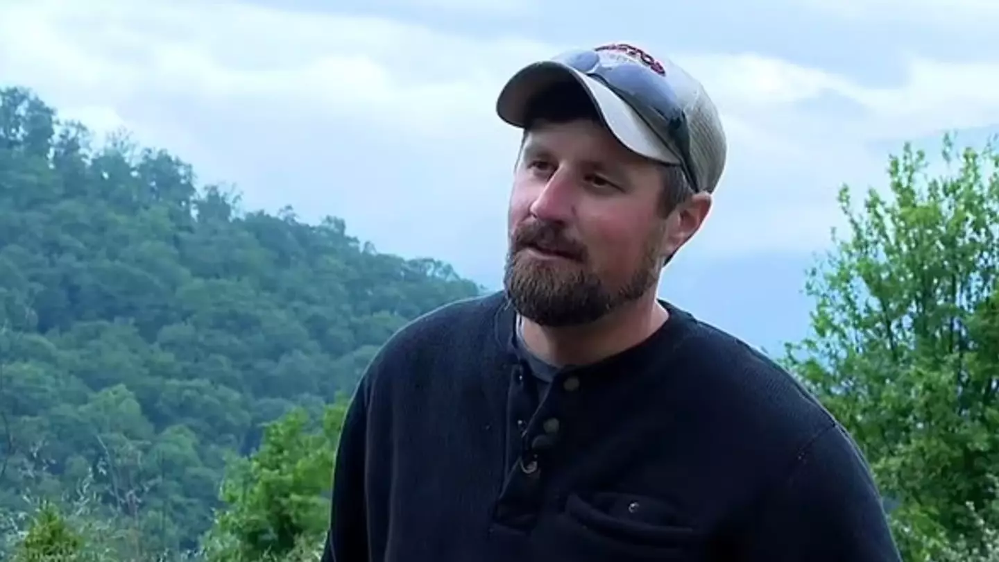 Justin is convinced that he has found a UFO. (WMTW Channel 8)