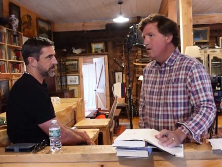 Aaron Rodgers gives whacky interview to Tucker Carlson talking anti-vax, Biden, and ‘demonic’ UFOs