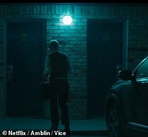 The case was investigated by UFO researcher Robert Powell (above) - the same nanotech engineer whose analysis of a mass UFO sighting witnessed by over 300 people in Texas became a centerpiece to Netflix's Steven Spielberg-produced UFO docuseries 'Encounters'