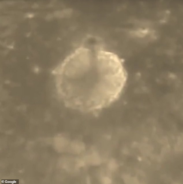 While researchers working with Nasa's LROC moon-mapping mission have debunked the theory that this lunar image captured a 3.5-mile (5.6km) 'alien base' spire, much of the dark side of the moon remains unexplored and may yet hold such a discovery