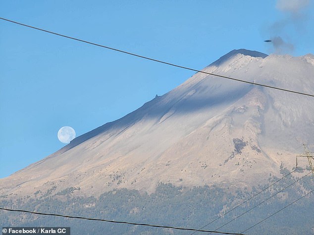 Luis Guerra, a resident in the central Mexico city of Atlixco, photographed this image of an apparent UFO above the Popocatépetl volcano in Mexico. Sightings near this and other volcanos have fueled speculation that the UFOs might come from a hidden underground base