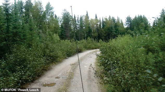 About the logging road in southwestern Ontario where the 'barbell' UFO was spotted in 2013