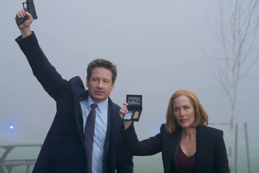 Shows like the X-Files helped bring Area 51 and alien conspiracy theories into public consciousness. Credit: Photo by FOX Image Collection via Getty Images
