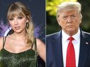 Taylor Swift and Donald Trump