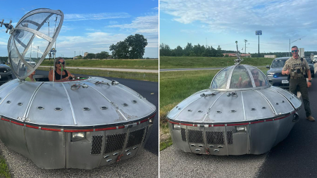Missouri deputies pull over vehicle resembling a UFO: ‘Out of this world’