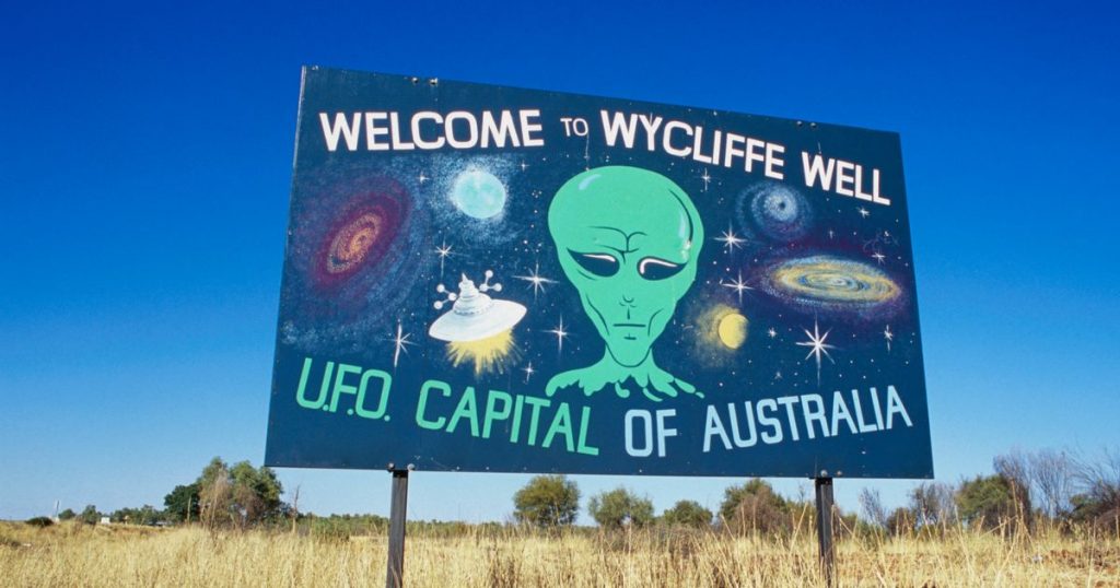 Australia’s ‘UFO capital’ now lies abandoned as vandals have turned it into a dump