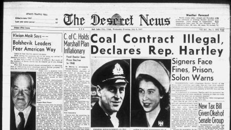 First saucer sighting reported at Roswell. Or was it a balloon?