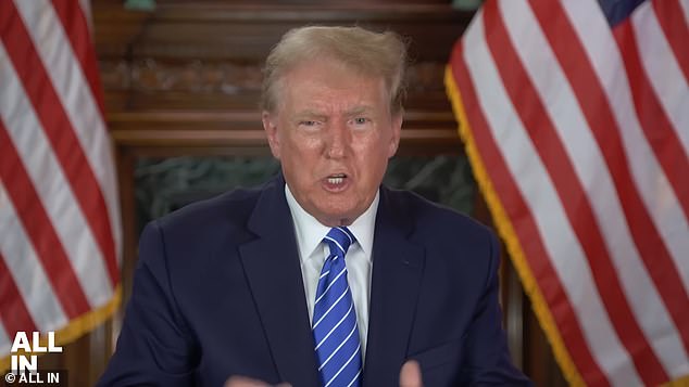 During a taping of an episode of the All-In podcast this past June (above), former President Donald Trump pledged to release all the assassination files on President John F. Kennedy should he be reelected in November