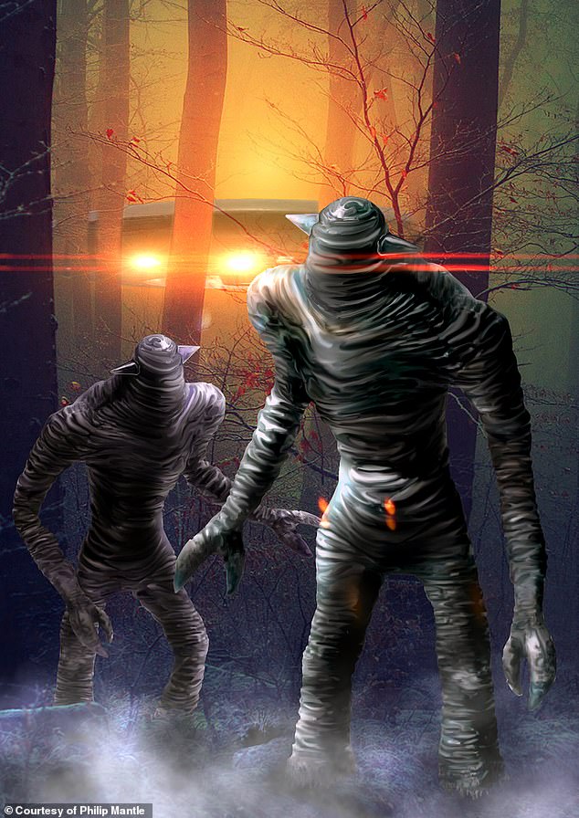 Mr Hickson and Mr Parker reported being experimented on by aliens with crab-like claws