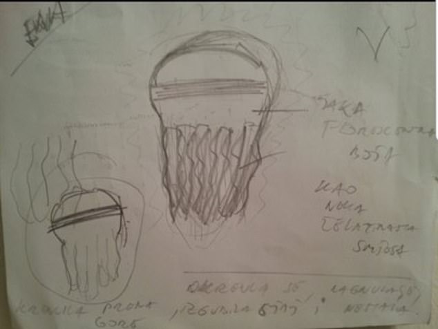 A witness sketched what they saw for MUFON (MUFON)