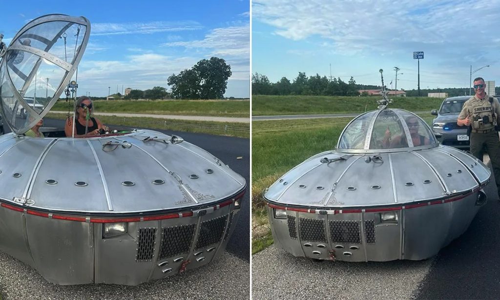 Missouri deputies pull over vehicle resembling a UFO