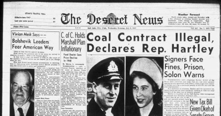 First saucer sighting at Roswell reported. Or was it a balloon? – Deseret News